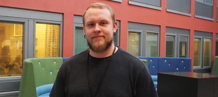 Tobias er prosjektlederi Frost Kraftentreprenør