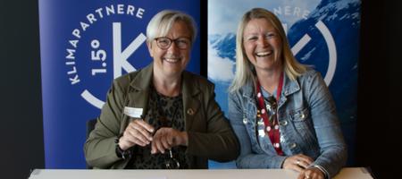 Fra signering av avtalen Klimapartner