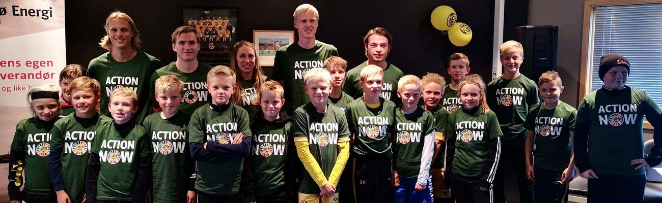 Glimt-kveld med spillermøte for våre kunders barn. 