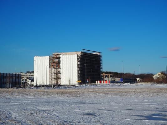Bodø Innovation Gate (BIG) under oppføring.