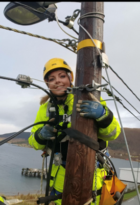 Kristin jobber som montasjeleder og stortrives!